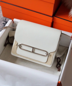 에르메스 룰리스18 나타 화이트 은장 에버컬러